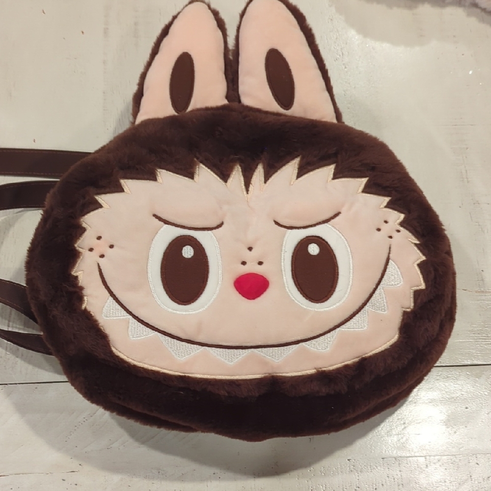 Brown and Cream Kids Bunny Backpack
